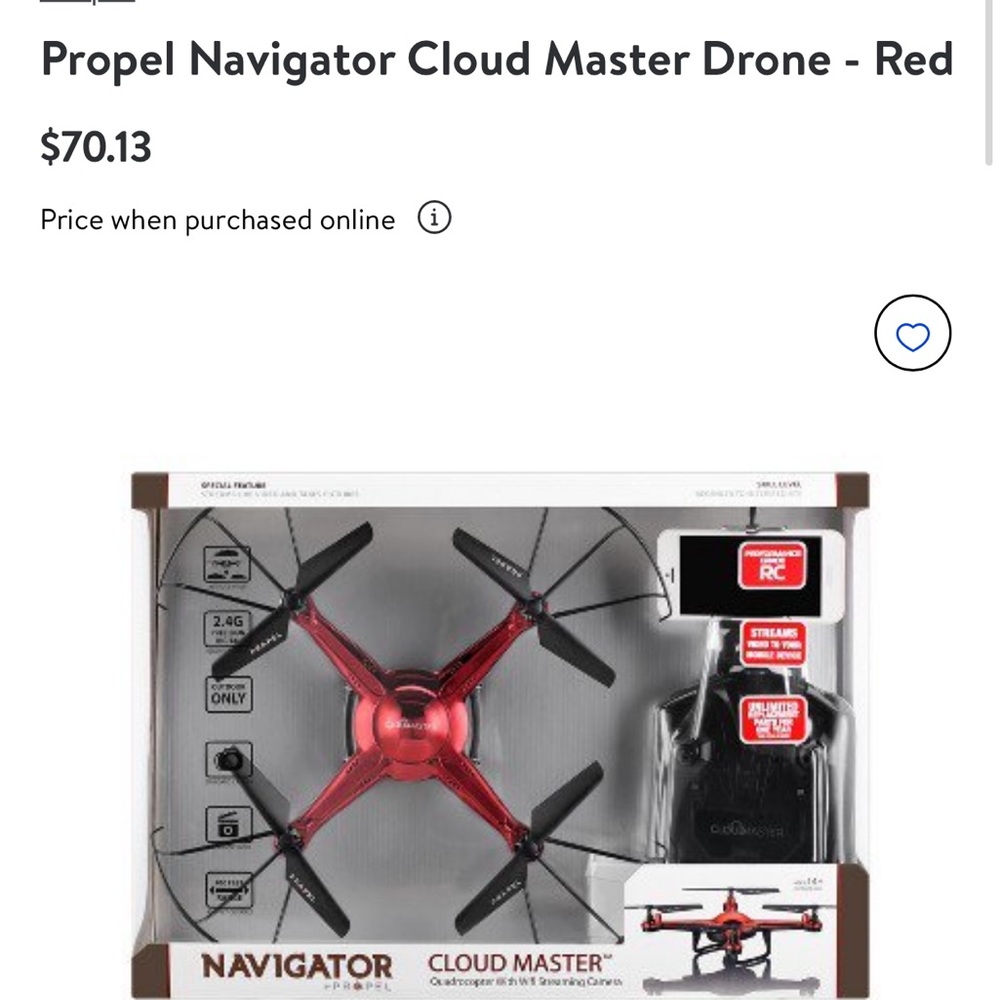 Propel navigator cloud master drone